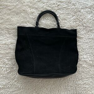 Rachel Comey Suede Black Handbag